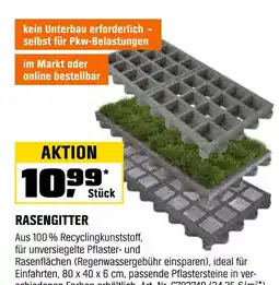 OBI Rasengitter Angebot
