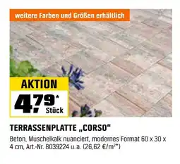 OBI Terrassenplatte corso Angebot
