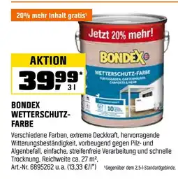 OBI Bondex wetterschutz-farbe Angebot