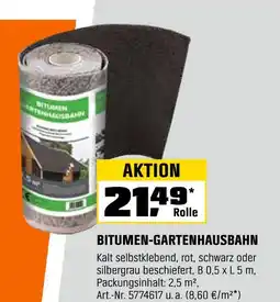 OBI Bitumen-gartenhausbahn Angebot