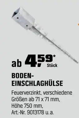 OBI Boden-einschlaghülse Angebot