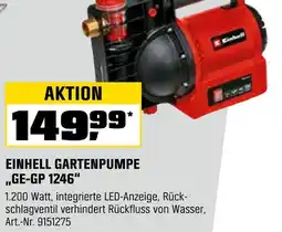 OBI Einhell gartenpumpe ge-gp 1246 Angebot