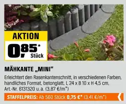OBI Mähkante „mini“ Angebot