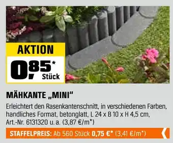 OBI Mähkante „mini“ Angebot