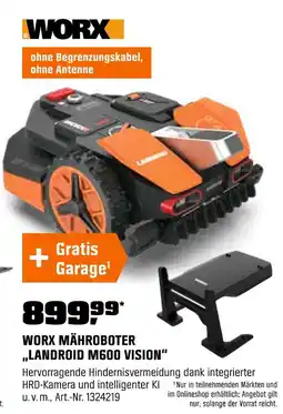 OBI Worx mähroboter „landroid m600 vision“ Angebot