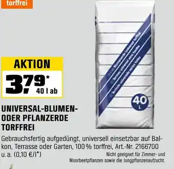 OBI Universal-blumen- oder pflanzerde torffrei Angebot