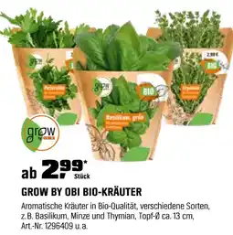 OBI Grow by obi bio-kräuter Angebot