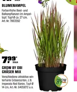 OBI Grow by obi gräser mix Angebot