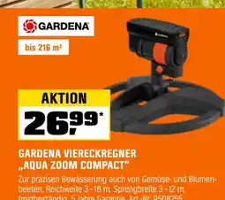 OBI Gardena viereckregner aqua zoom compact Angebot