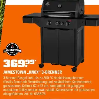 OBI Jamestown „knox“ 3-brenner Angebot