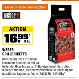 OBI Weber grillbriketts Angebot