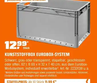 OBI Kunststoffbox eurobox-system Angebot