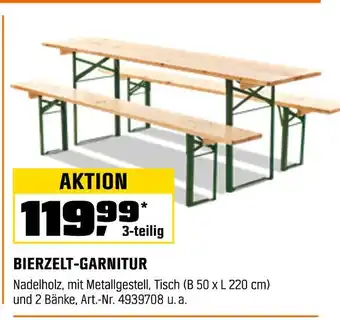 OBI Bierzelt-garnitur Angebot
