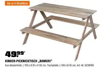 OBI Kinder-picknicktisch „bamori“ Angebot