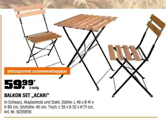 OBI Balkon set „acari“ Angebot