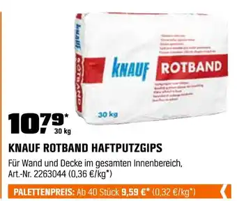 OBI Knauf rotband haftputzgips Angebot