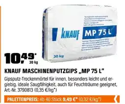 OBI Knauf maschinenputzgips „mp 75 l“ Angebot