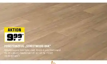OBI Feinsteinzeug streetwood oak Angebot