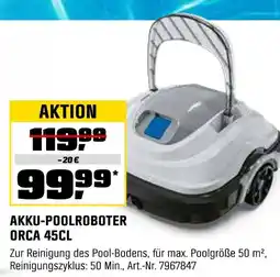 OBI Akku-poolroboter orca 45cl Angebot