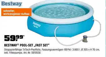 OBI Bestway pool-set „fast set“ Angebot