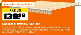 OBI Gelenkarm-markise aventura Angebot