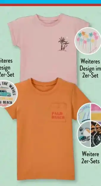 Aldi Süd Lily & Dan Kinder Sommershirts 2er Set Angebot