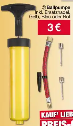 Woolworth Ballpumpe Angebot
