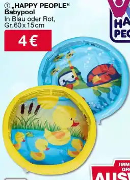 Woolworth HAPPY PEOPLE" Babypool Angebot