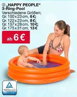 Woolworth HAPPY PEOPLE" 3-Ŕing-Pool Angebot
