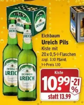 Wasgau Eichbaum Ureich Pils 20x0,5L Angebot