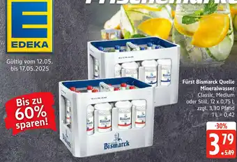 Edeka Fürst bismarck quelle mineralwasser Angebot