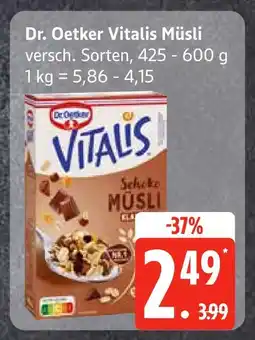 Edeka Dr. oetker vitalis müsli Angebot