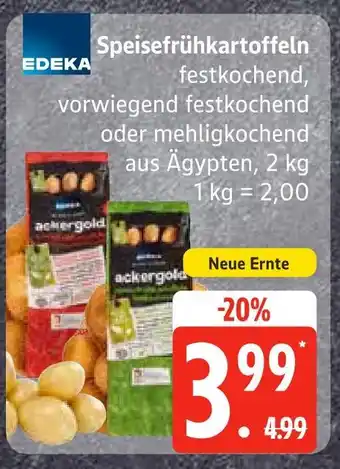 Edeka Edeka speisefrühkartoffeln Angebot