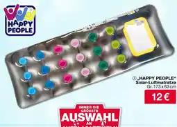 Woolworth HAPPY PEOPLE" Solar-Luftmatratze Angebot
