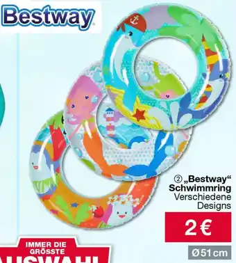 Woolworth Bestway" Schwimmring Angebot