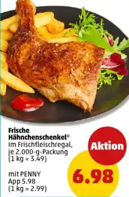 PENNY Frische Hähnchenschenkel Angebot