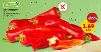 PENNY Marktliebe Rote Spitzpaprika Angebot