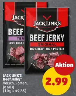 PENNY JACK LINK'S Beef Jerky Angebot