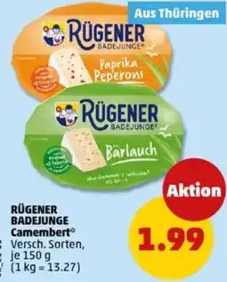 PENNY RÜGENER BADEJUNGE Camembert Angebot