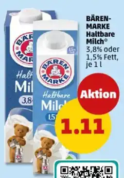 PENNY BÄREN- MARKE Haltbare Milch Angebot