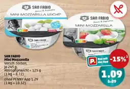 PENNY SAN FABIO Mini Mozzarella Angebot