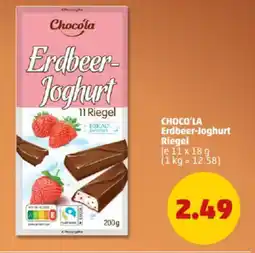 PENNY CHOCO'LA Erdbeer-Joghurt Riegel Angebot