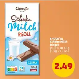 PENNY CHOCO'LA Schoko Milch Riegel Angebot