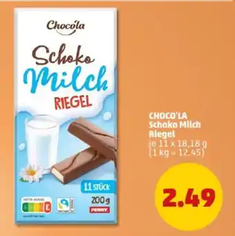 PENNY CHOCO'LA Schoko Milch Riegel Angebot