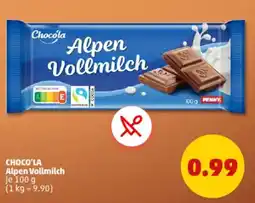 PENNY CHOCO'LA Alpen Vollmilch Angebot