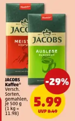 PENNY JACOBS Kaffee Angebot