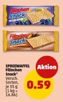 PENNY SPREEWAFFEL Filinchen Snack Angebot