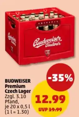 PENNY BUDWEISER Premium Czech Lager Angebot