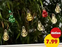 PENNY 10er-Solar-LED-Glühbirnenlichterkette Angebot