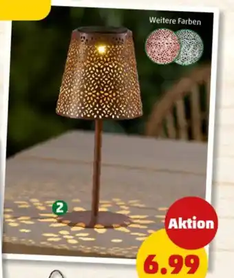 PENNY Solartischlampe PASTELL Angebot